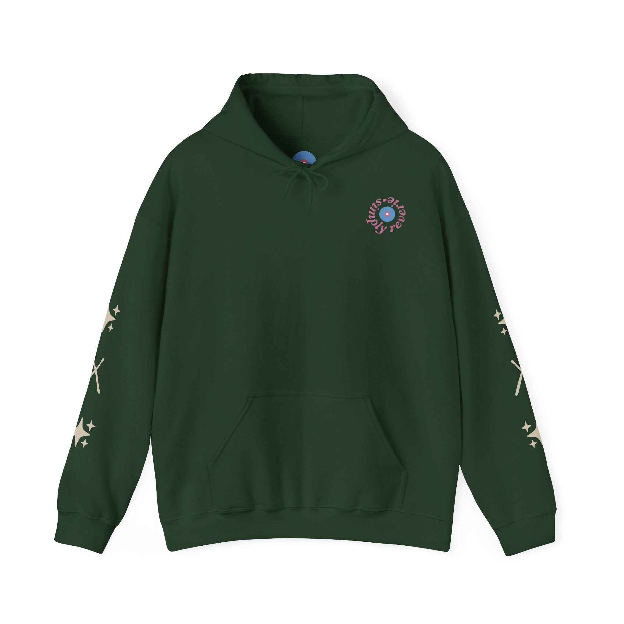 Track 07 Hoodie in green